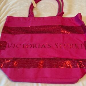 Victoria’s Secret Tote Canvas with Sequins.
